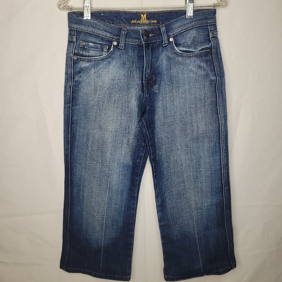 mara jeans Pants - Mara For All Mankind Dark Wash Capris Size 9/10